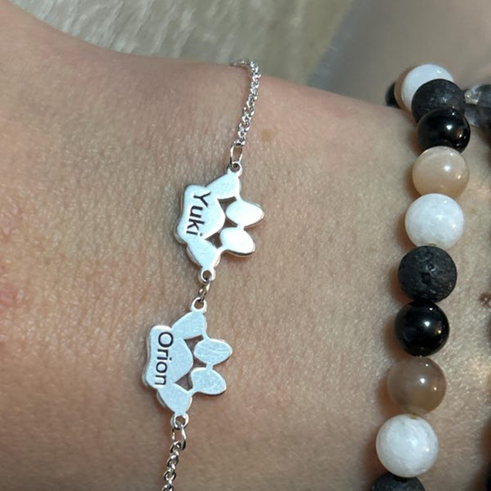 Anklet Foot Chain - Bransoletka na kostkę z własnym odciskiem