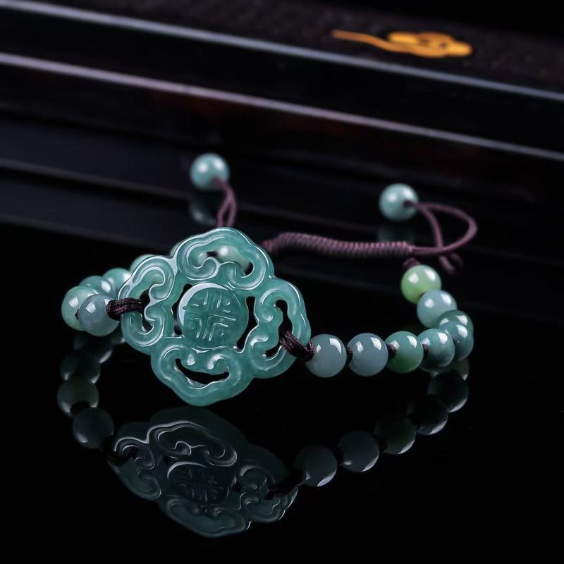 Jewelry & Watches Vitopoulos Reviews - Bransoletka z naturalnego jadeitu klasy A,