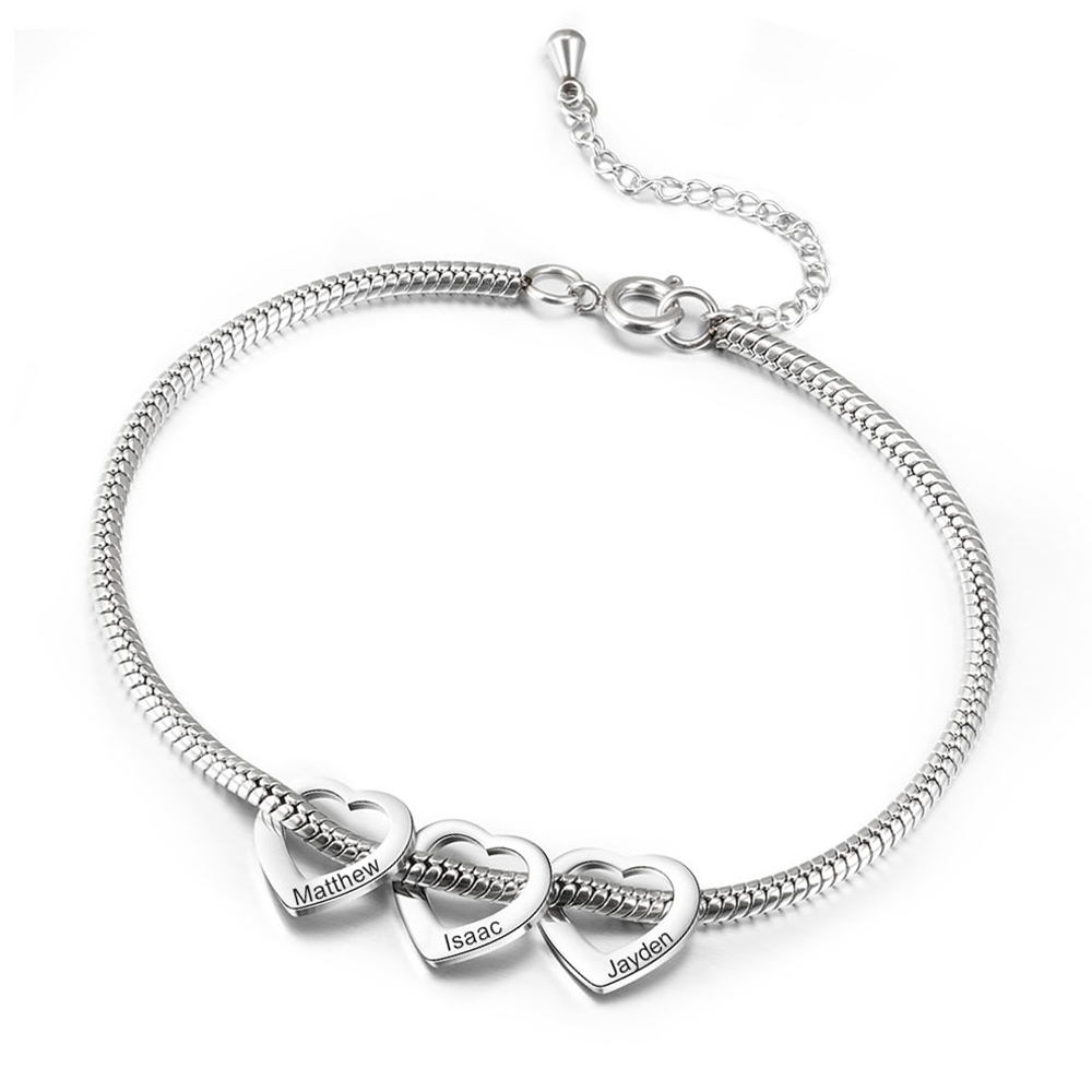 Anklet Foot Chain - PolishedPlus Niestandardowe imiona rodzinne Bransoletka Anklet