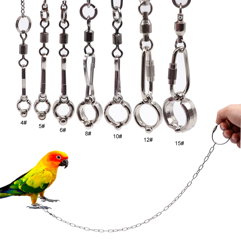 Anklet Foot Chain - Pierścień na nogę papugi ze stali
