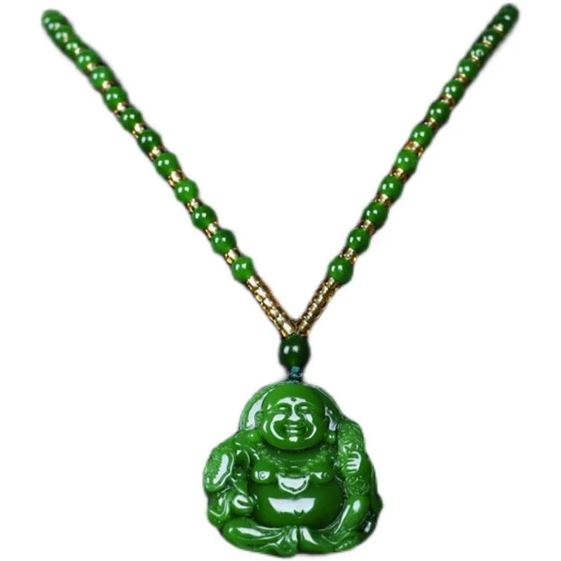Chiński zielony Jade Maitreya  – Jewelry & Watches Vitopoulos Reviews recenzja i cena