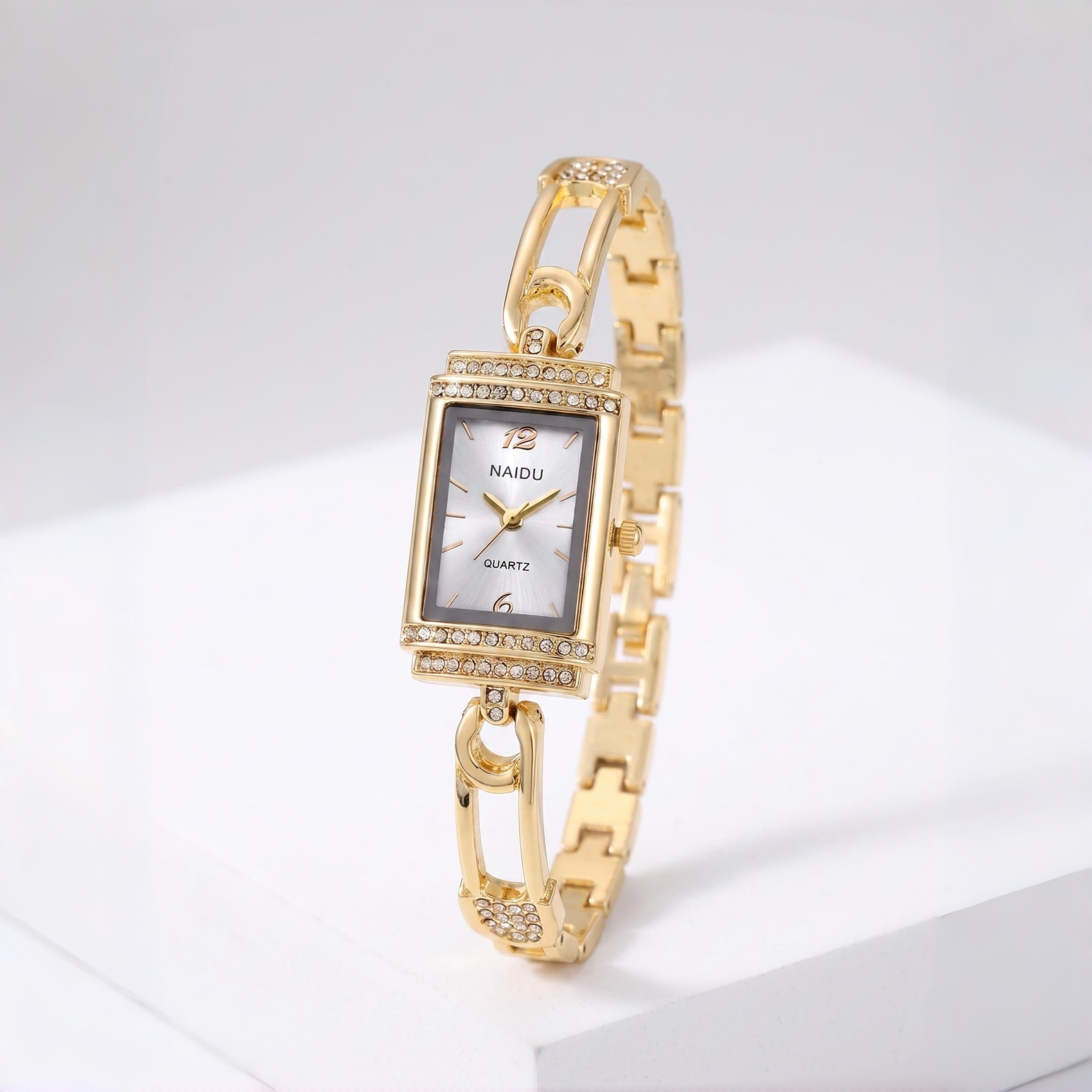 Zegarek kwarcowy z białą tarcz – Jewelry Style Watches recenzja i cena