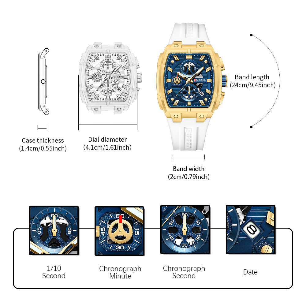 CURREN Luksusowy Zegarek Męski – Jewelry Style Watches recenzja i cena