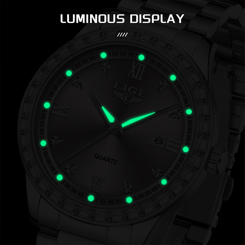 Zegarek kwarcowy LIGE 2026 Luk – Jewelry Style Watches recenzja i cena