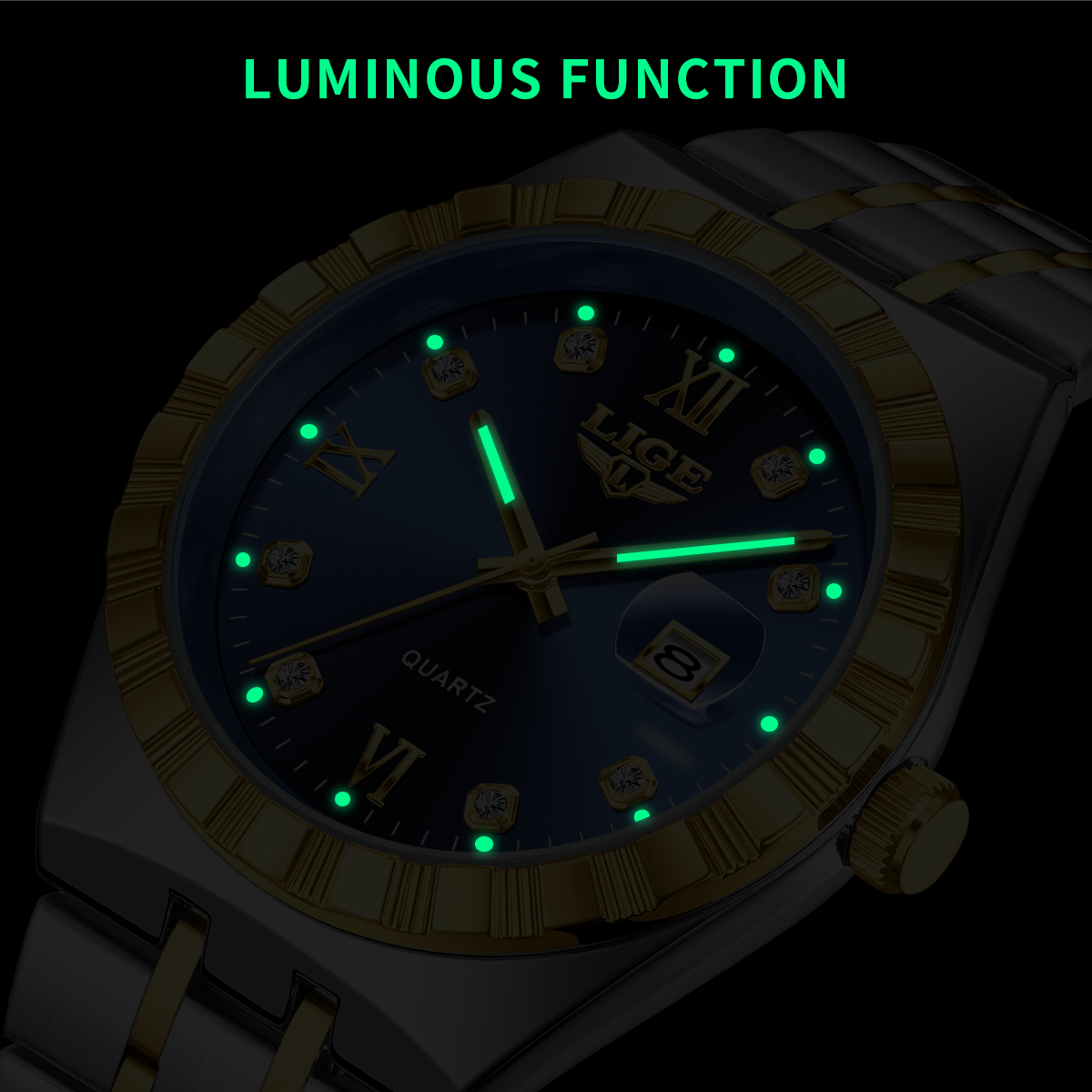 Zegarki męskie LIGE Business,  – Jewelry Style Watches recenzja i cena